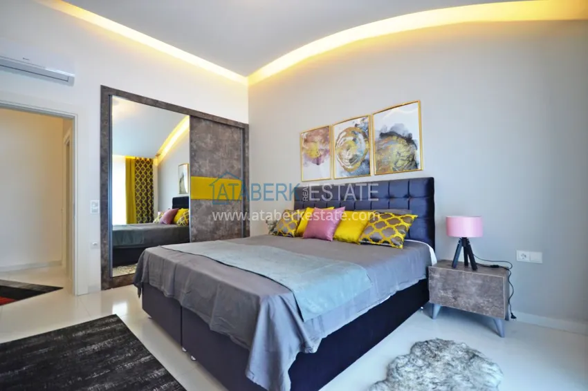 Purchase Penthouse in Kargicak furnished with sea and mountain views 9 