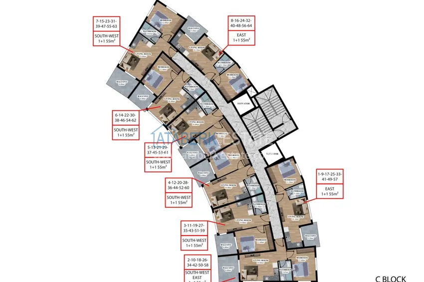 Buy cheap Start of sales in a new exclusive project of a luxury residential complex in Payallar 4 