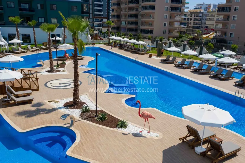 A fully equipped apartment for rent in Mahmutlar in a luxurious residence A60 4 