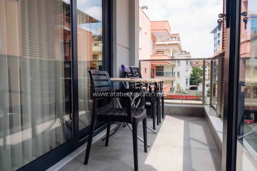 Purchase Apartment for rent in Alanya Cleopatra beach area in a complex with swimming pool No. 10 8 