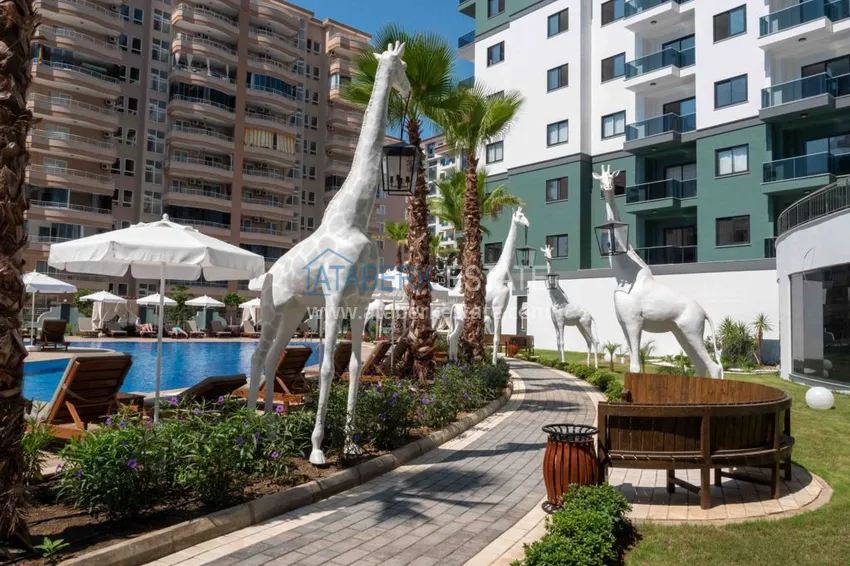 A fully equipped apartment for rent in Mahmutlar in a luxurious residence A60 7 