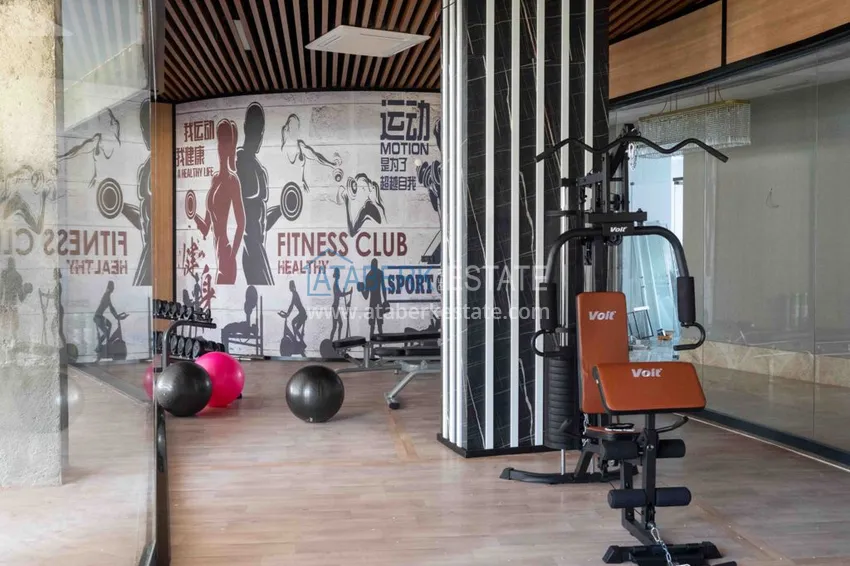 A fully equipped apartment for rent in Mahmutlar in a luxurious residence A60 25 