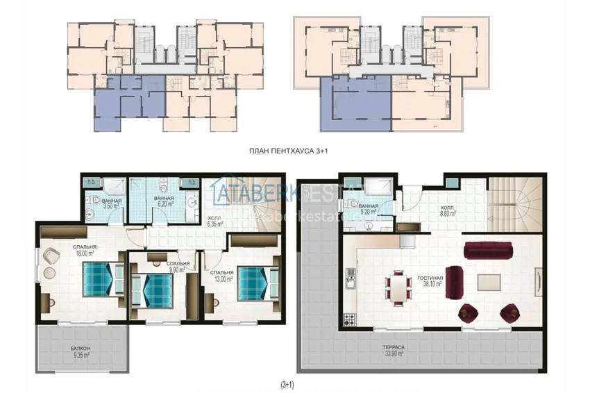 Buy cheap Apartments in Mahmutlar in a residential complex from the developer 8 