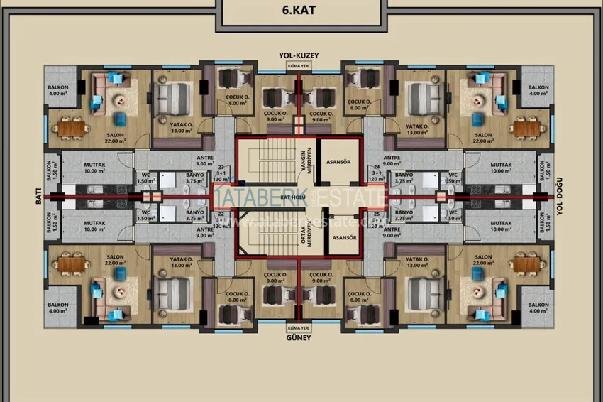 Buy cheap Apartments and penthouses in Antalya - Muratpasa from the developer with interest-free installments 1 