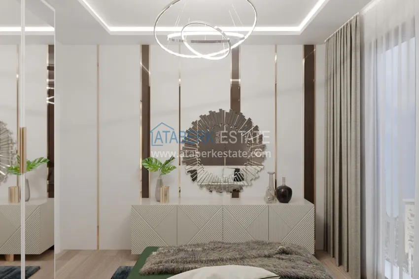 Purchase  New project of a modern city house in the very center of Alanya 11 
