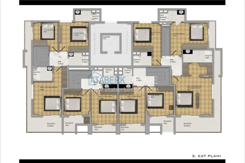 Buy cheap New project of a low-rise residential complex in Alanya, Upper Oba district 1 