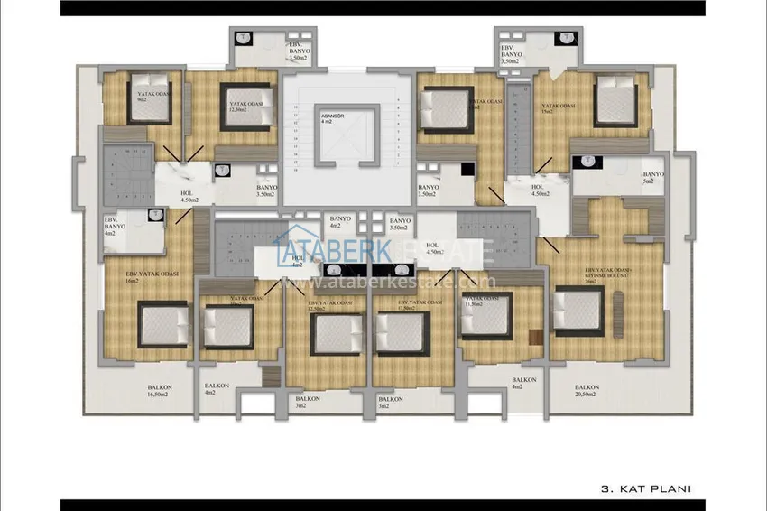 Buy cheap New project of a low-rise residential complex in Alanya, Upper Oba district 6 