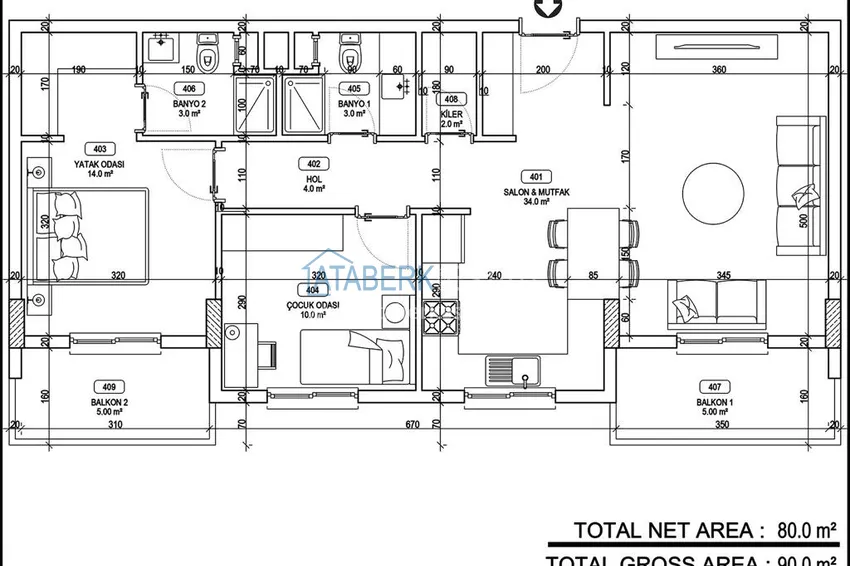 Buy cheap Apartments in the Oba area with a fine finish in a complex with a rich infrastructure 1 