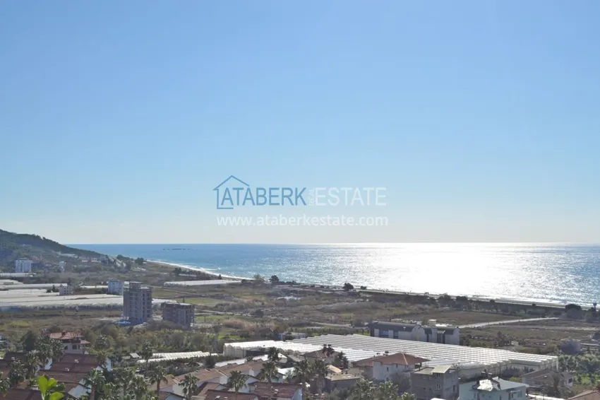 Purchase Three – level semi – detached villa in Demirtas area with a private garden 35 