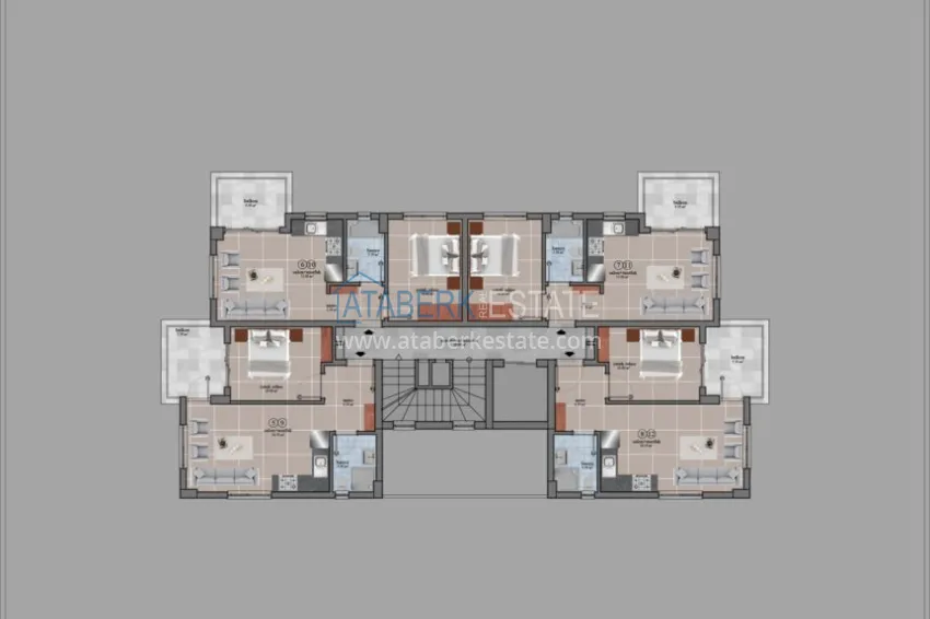 Buy cheap New investment project of a residential complex in Alanya - Konakli 2