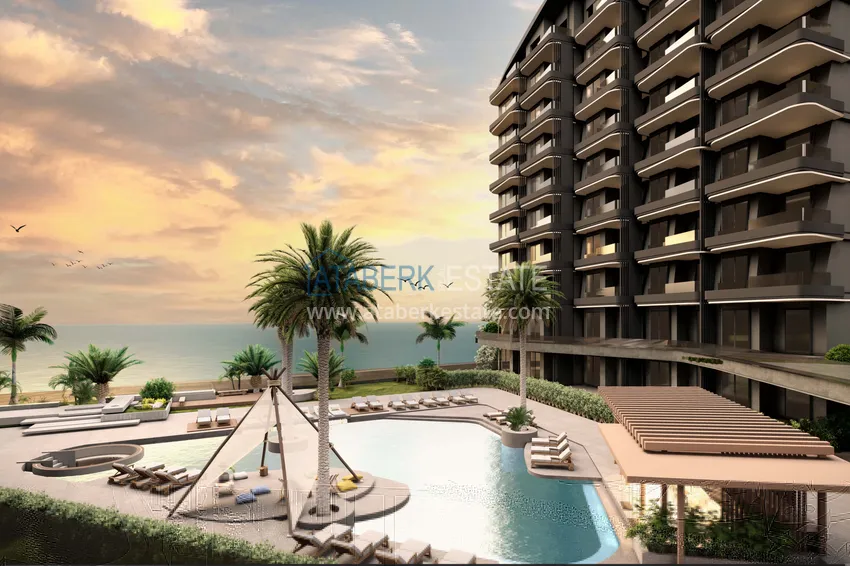 Start of sales! New unique large-scale project of a hotel-type complex in Okurcalar 1 