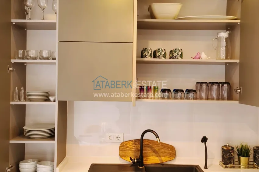 Purchase  Two-room apartment in the center of Alanya with author's interior 11 