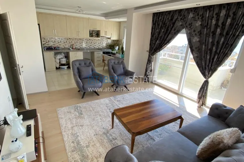 Purchase Furnished duplex penthouse in Mahmutlar with open sea view 9 
