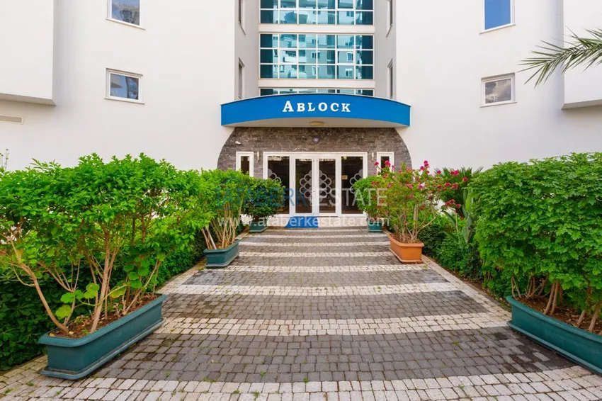 Apartment in Mahmutlar with furniture, glazed balcony and sea view 11 