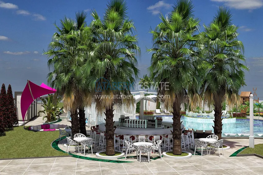 Apartment in the center of Alanya in a new residential complex project 9 