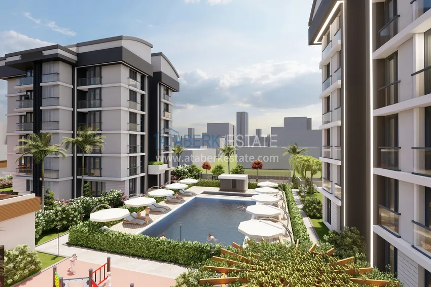 New project of a low-rise residential complex in Antalya - Altintash 10 