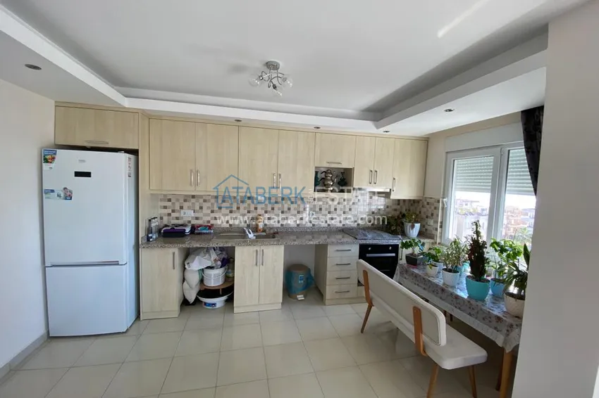 Purchase Furnished duplex penthouse in Mahmutlar with open sea view 10 