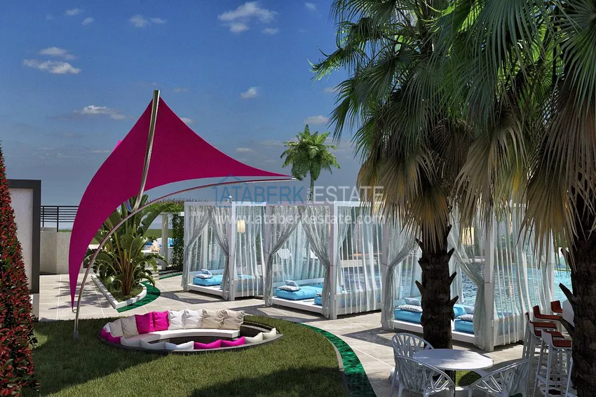 Apartment in the center of Alanya in a new residential complex project 10 