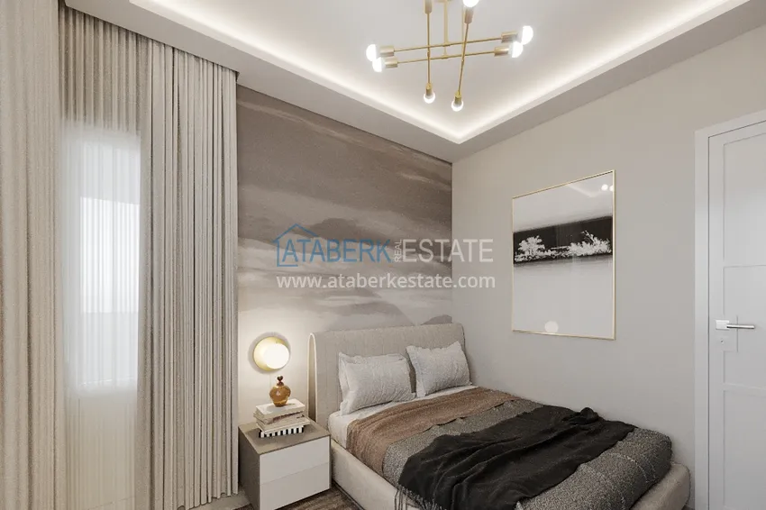 Purchase Apartment in the center of Alanya Cleopatra beach area three-room with new furniture 9 