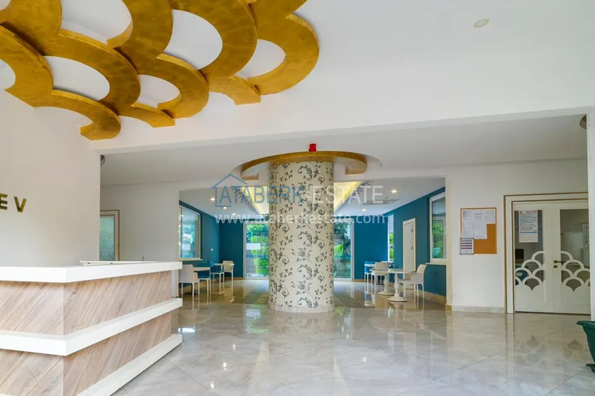 Apartment in Mahmutlar with furniture, glazed balcony and sea view 13 