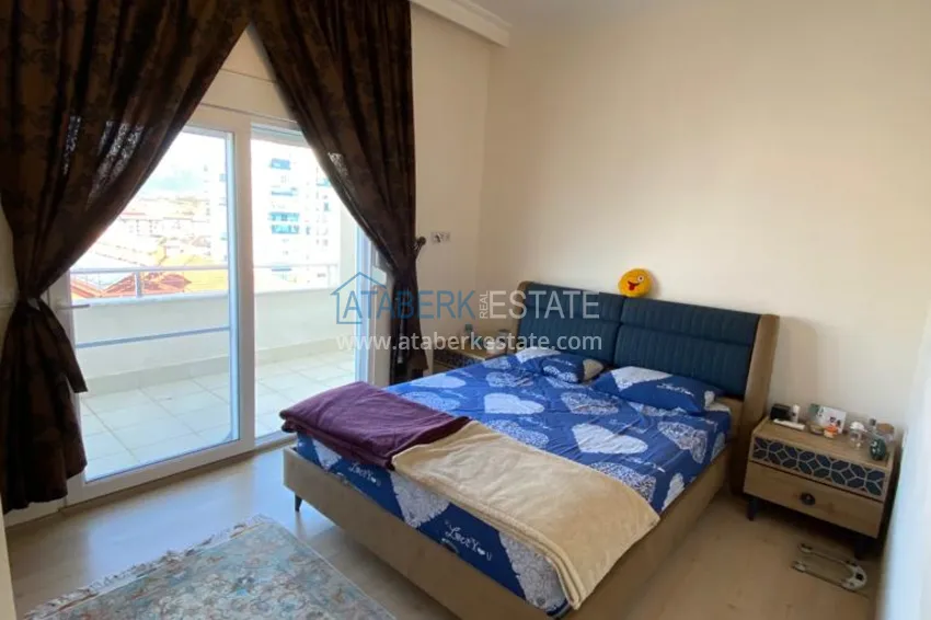 Purchase Furnished duplex penthouse in Mahmutlar with open sea view 13 