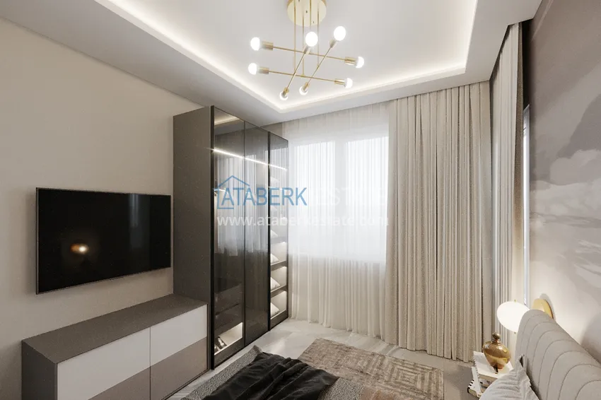 Purchase Apartment in the center of Alanya Cleopatra beach area three-room with new furniture 11 