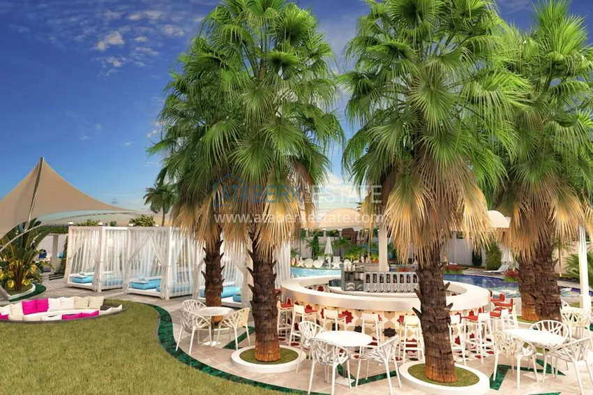 Apartment in the center of Alanya in a new residential complex project 13 