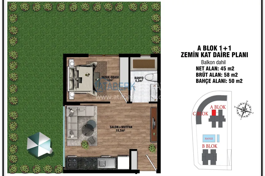 Buy cheap New project of a low-rise residential complex in Antalya - Altintash 3 