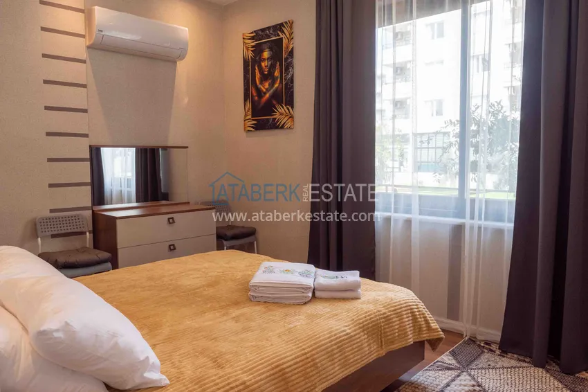 Purchase One bedroom apartment for rent in the center of Alanya Keykubat beach area 19