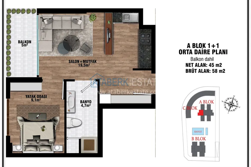 Buy cheap New project of a low-rise residential complex in Antalya - Altintash 6 