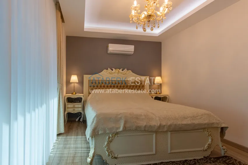 Purchase Duplex in Mahmutlar with furniture and sea and mountain views in a new complex 19 