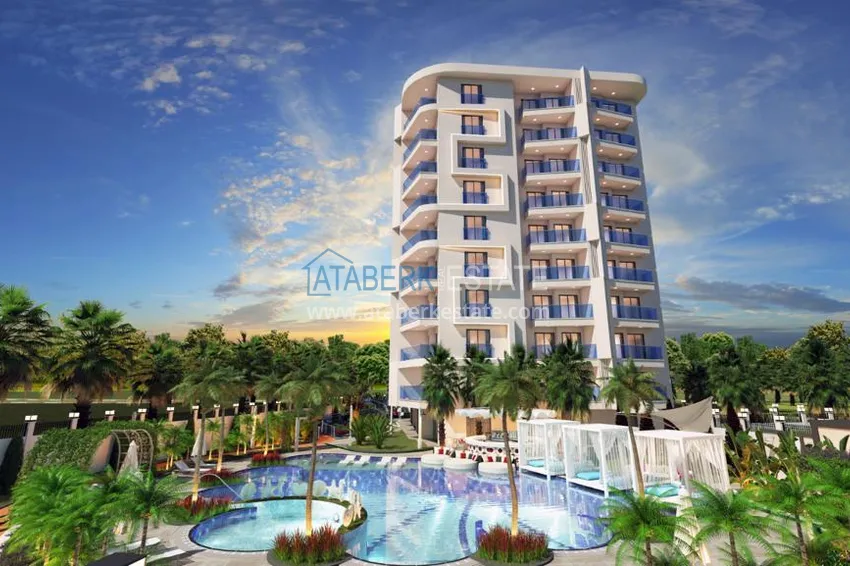 Apartment in the center of Alanya in a new residential complex project 1 