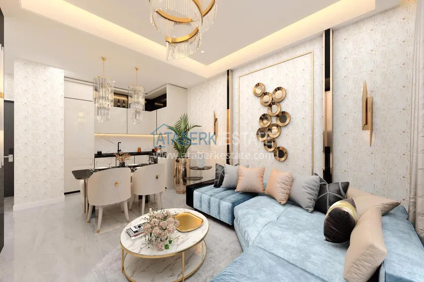 Purchase  Apartment in the center of Alanya in a new residential complex project 1 