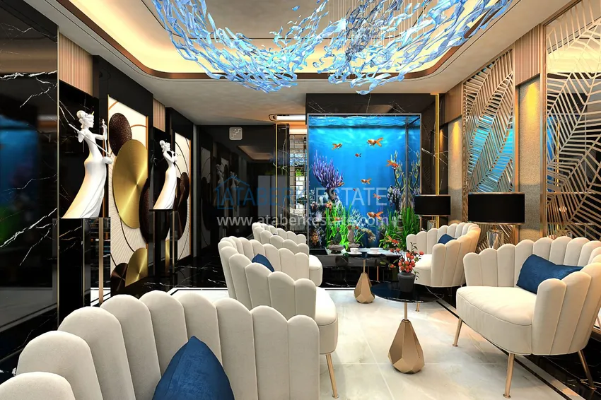 Apartment in the center of Alanya in a new residential complex project 19 