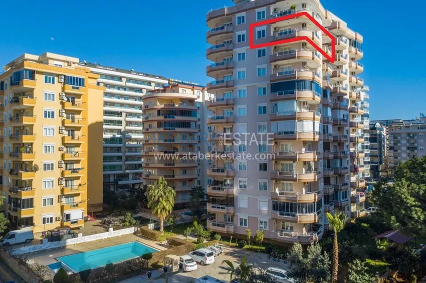 Furnished apartment in Mahmutlar with open mountain view 1 