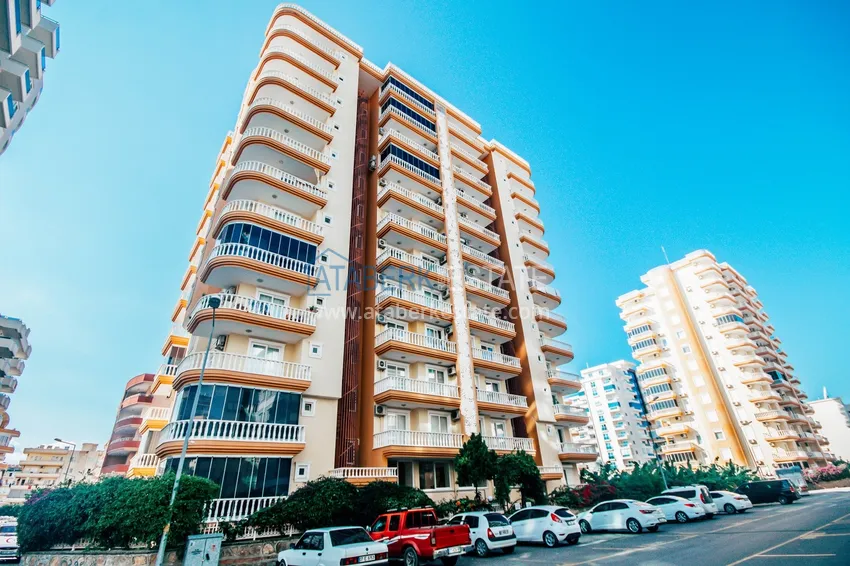 Furnished apartment in Mahmutlar with sea and mountain views 1 