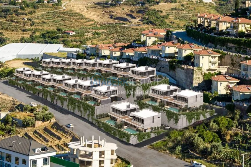New project of an elite complex of villas in Mahmutlar 3 