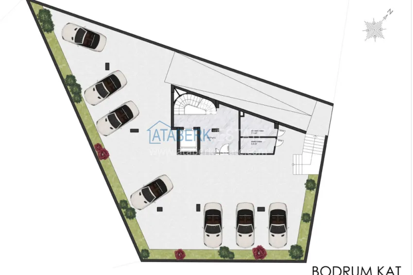 Buy cheap Apartments in a modern city house in the very center of Alanya at the final stage of construction 1 