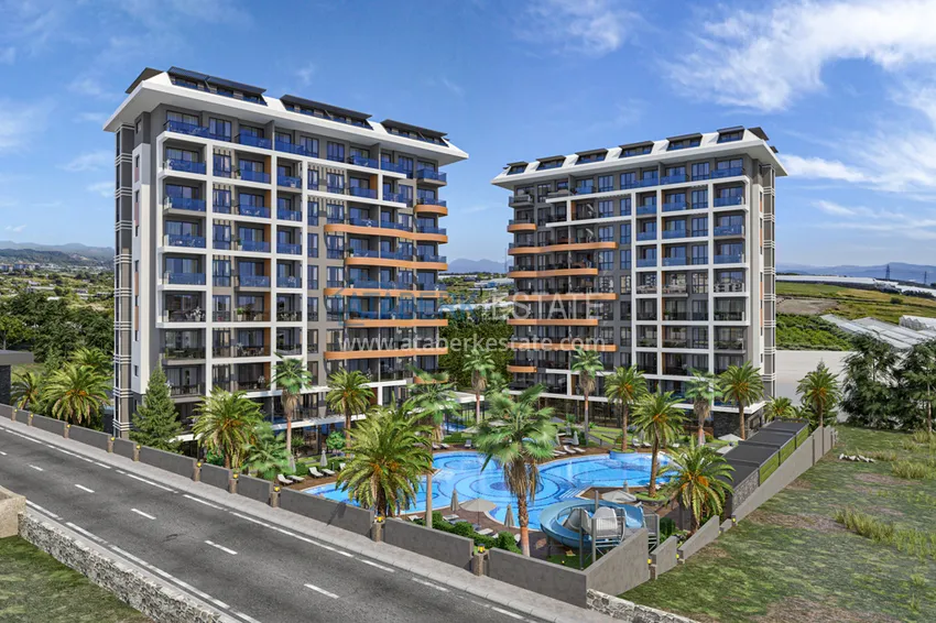 Apartment from an investor in Avsallar with installment payment in a complex under construction 1 