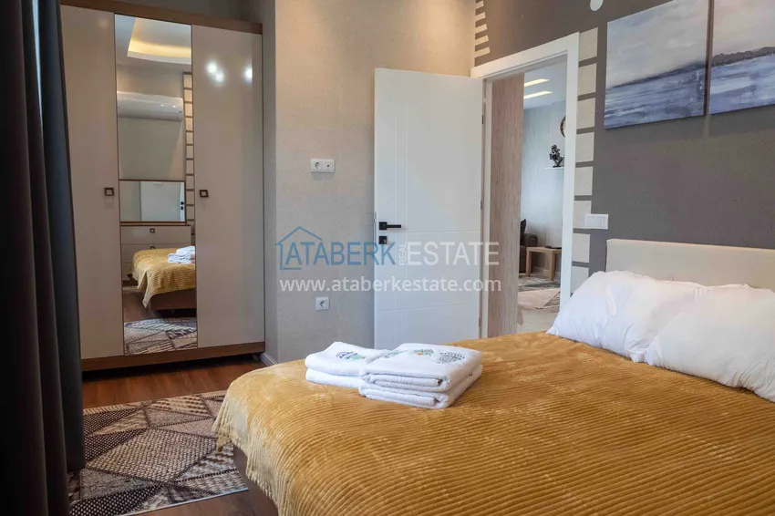 Purchase One bedroom apartment for rent in the center of Alanya Keykubat beach area 22