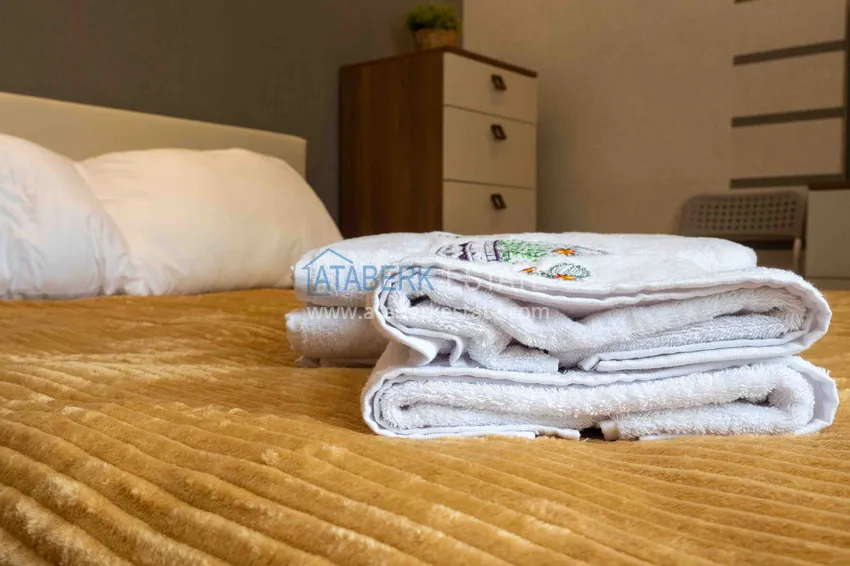 Purchase One bedroom apartment for rent in the center of Alanya Keykubat beach area 23