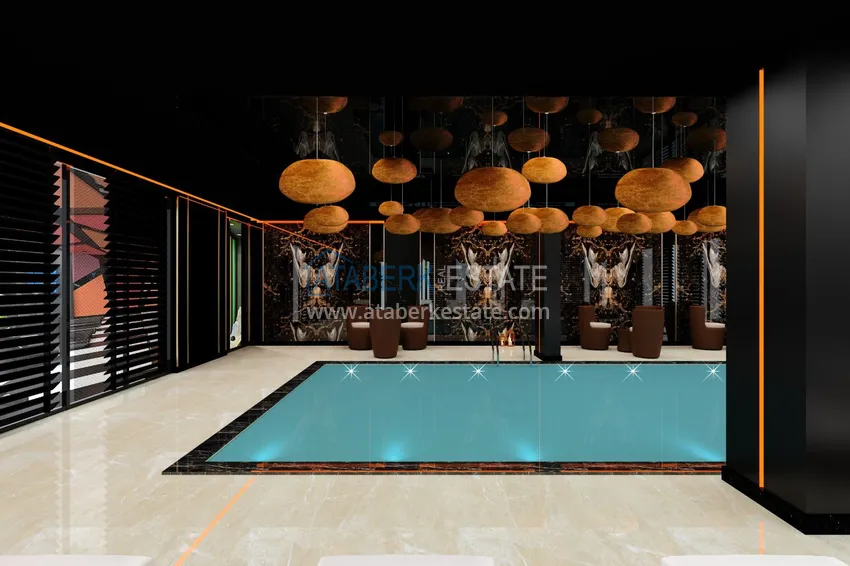 Apartment in the center of Alanya in a new residential complex project 34 