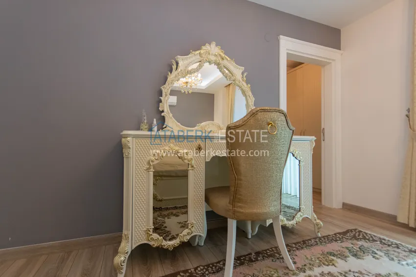 Purchase Duplex in Mahmutlar with furniture and sea and mountain views in a new complex 21 