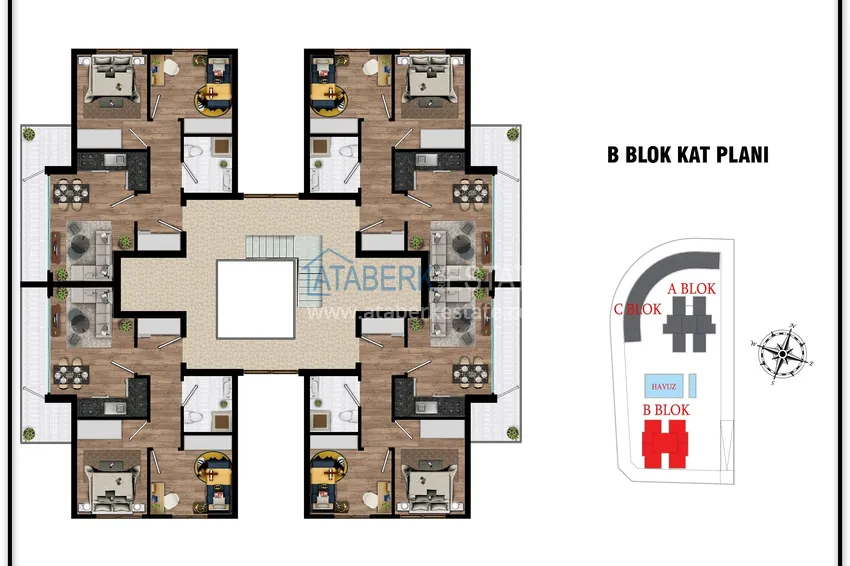 Buy cheap New project of a low-rise residential complex in Antalya - Altintash 9 