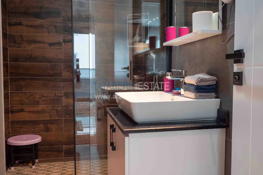 Purchase One bedroom apartment for rent in the center of Alanya Keykubat beach area 26