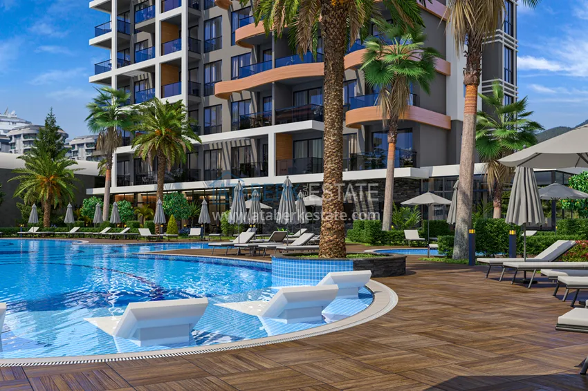 Apartment from an investor in Avsallar with installment payment in a complex under construction 25 