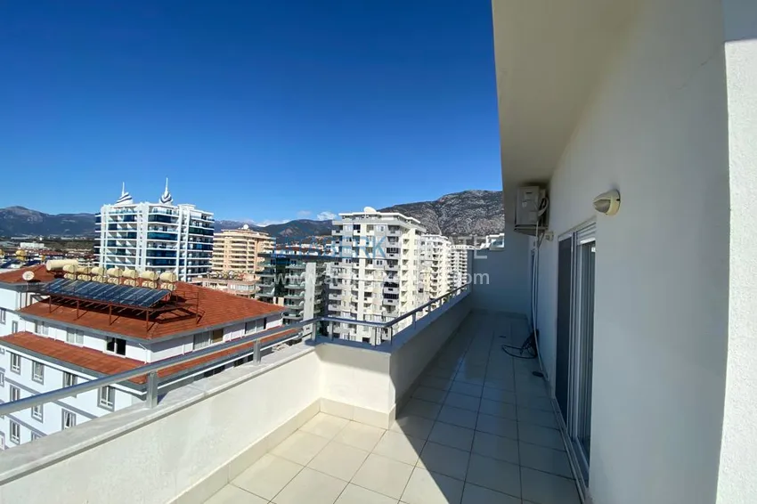 Purchase Furnished duplex penthouse in Mahmutlar with open sea view 25 