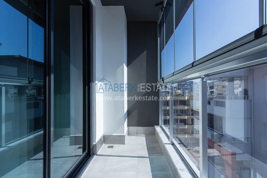 Purchase Duplex in Mahmutlar with furniture and sea and mountain views in a new complex 26 