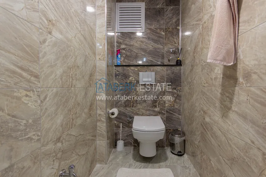 Purchase Duplex in Mahmutlar with furniture and sea and mountain views in a new complex 28 