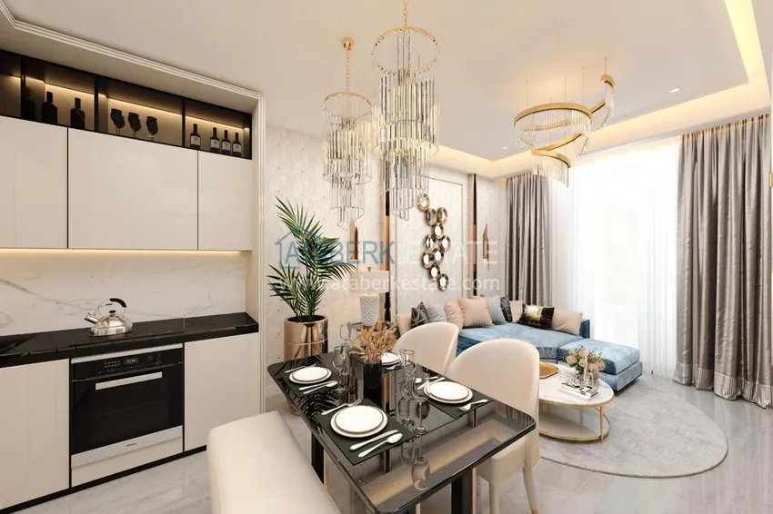 Purchase  Apartment in the center of Alanya in a new residential complex project 2 